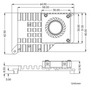 Adaptador PCIe a M.2 (E) para Raspberry Pi 5 con SSD NVMe y Ventilador de Refrigeración