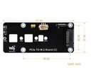 Adaptador PCIe a M.2 NVMe para Raspberry Pi 5