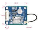 Módulo Multi-GNSS LC76G, compatible con GPS, BDS, GLONASS, Galileo, QZSS