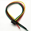 Kit cable conector MX1.2 y socket. 4 pines