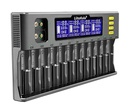Cargador de baterías de 12 puestos Lii-S12