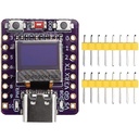 Tarjeta de desarrollo Wi-Fi Bluetooth ESP32-C3. Con pantalla OLED