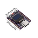 Tarjeta de desarrollo Wi-Fi Bluetooth ESP32-C3. Con pantalla OLED