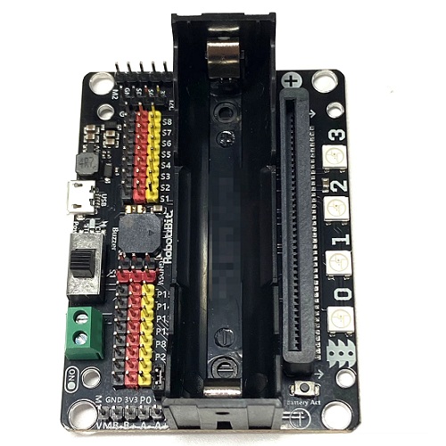 Tarjeta de expansión con partabaterías. Para micro:bit®