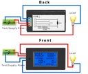 Voltímetro digital con LCD. 100V 20A