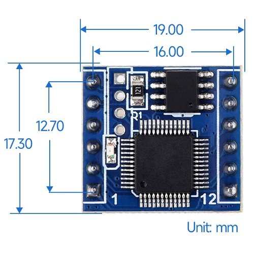 Mini módulo TTL UART a CAN, con protocolo de conversión TTL y CAN