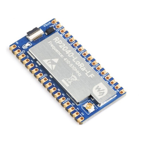 Placa de desarrollo RP2040-LoRa, integra chip RF SX1262, comunicación de largo alcance, opciones para banda de frecuencia