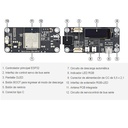 Placa de expansión de servocontrolador ESP32, WiFi y Bluetooth integrados
