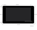 Pantalla táctil capacitiva de 7 pulgadas para Raspberry Pi, interfaz DSI, 800 × 480