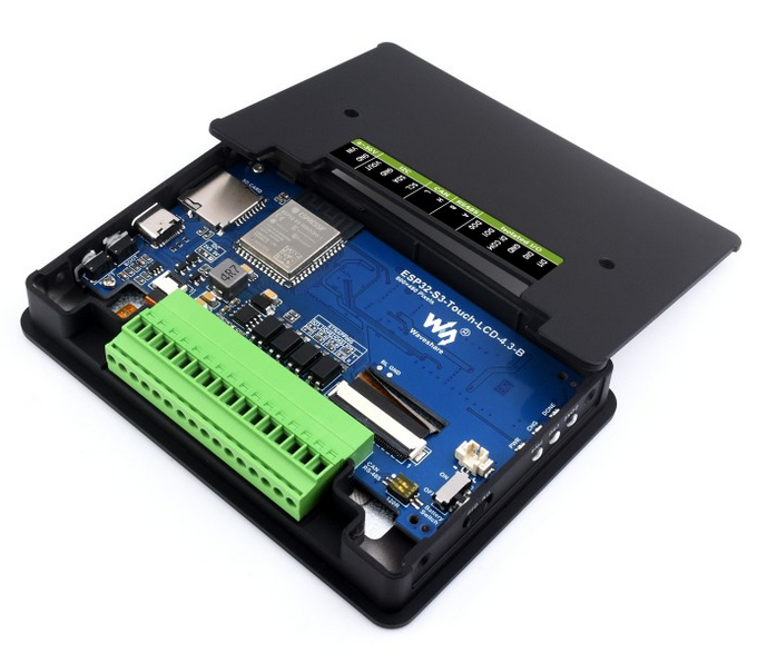 ESP32-S3 con pantalla táctil de 4.3'' y procesador dual-core