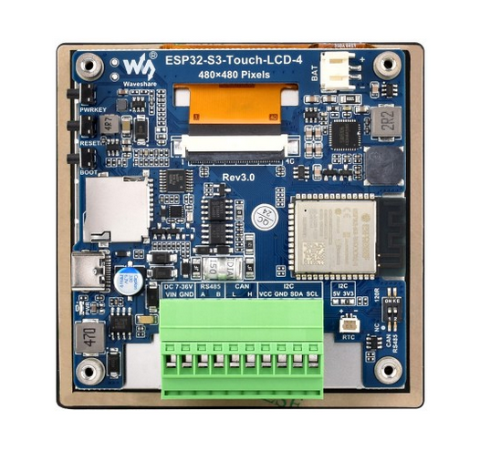 Placa de desarrollo ESP32-S3 con pantalla de 4'' y conectividad WiFi/Bluetooth