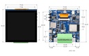 Placa de desarrollo ESP32-S3 con pantalla de4''