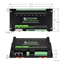 Módulo industrial 8 relés con doble Ethernet, Modbus RTU y PoE