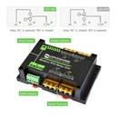 Módulo industrial 4 relés Modbus RTU con RS485, 30A