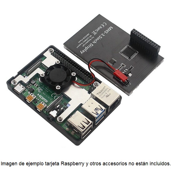 Pantalla LCD táctil MHS 3.5’’ para Raspberry Pi