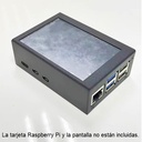 Caja metálica para pantalla LCD MHS 3.5’’. Para Raspberry Pi