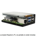 Caja metálica para pantalla LCD MHS 3.5’’. Para Raspberry Pi
