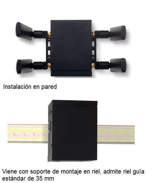Caja metálica industrial para Raspberry Pi 5