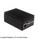 Caja plástica para Raspberry Pi. Tipo B Negra
