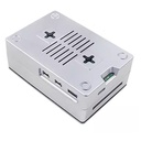 Caja plástica para Raspberry Pi. Tipo B Gris