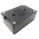 Caja plástica para Raspberry Pi. Negra