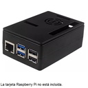 Caja plástica para Raspberry Pi. Tipo A Negra