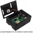 Caja plástica para Raspberry Pi. Tipo A Negra