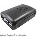 Caja plástica para Raspberry Pi. Tipo C Negra