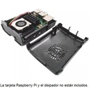 Caja plástica para Raspberry Pi. Tipo C Negra