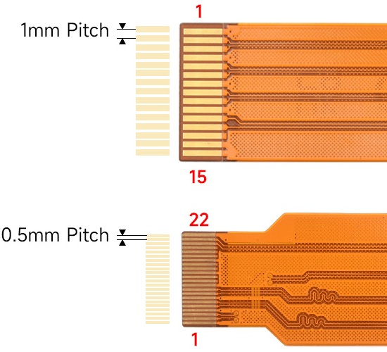 Cable adaptador DSI FPC para display para Raspberry Pi. 150mm