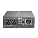 Conversor de Medios Gigabit Ethernet RJ45 a Fibra Óptica SC Multimodo 1000Base-SX - Convertidor de Fibra a Cobre - 550m