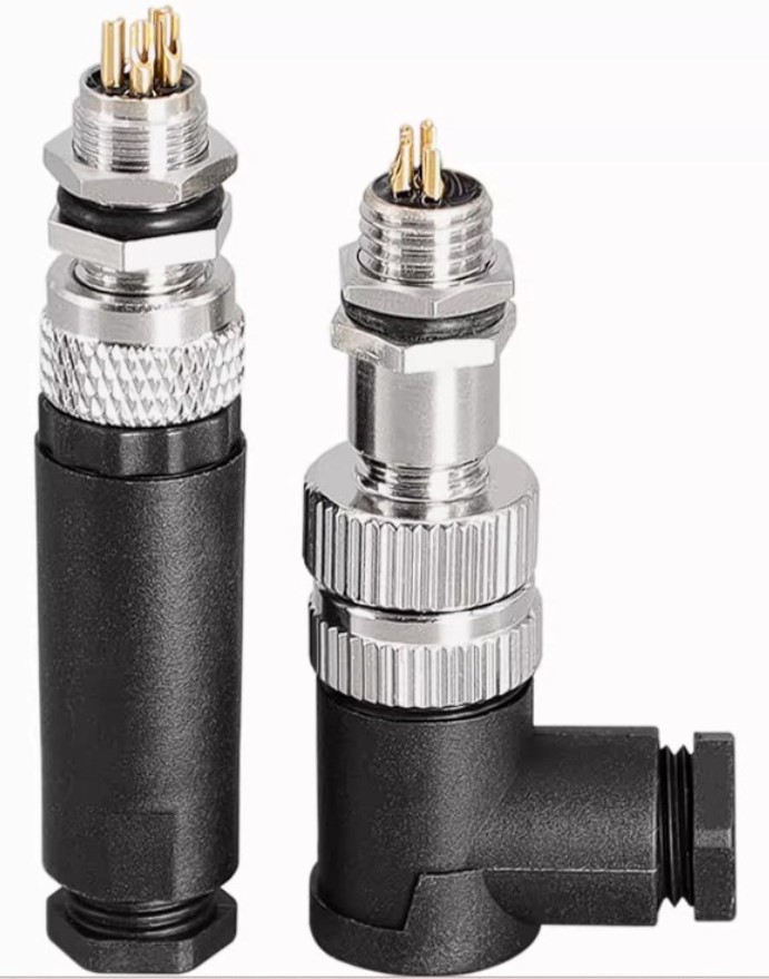Conector impermeable M8 hembra de 6 pines aéreo de ALTA CALIDAD