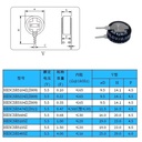Supercondensador Farad. Tipo V, 1.5F, 5.5V