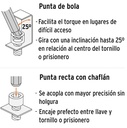 Juego 10 llaves allen largas mm punta bola con organizador. TRUPER