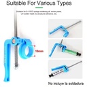 Aplicador de soldadura de jeringa. Con tornillo. Para jeringas de 5 a 10 CC