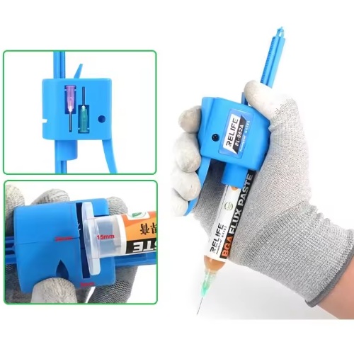 Aplicador de soldadura de jeringa. Para jeringas de 10 CC
