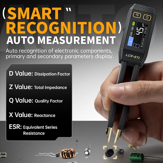 Pinza digital inteligente probador LCR para SMD. FNIRSI