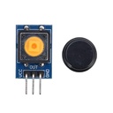 Módulo PCB de suiche pulsador 12x12mm. Negro