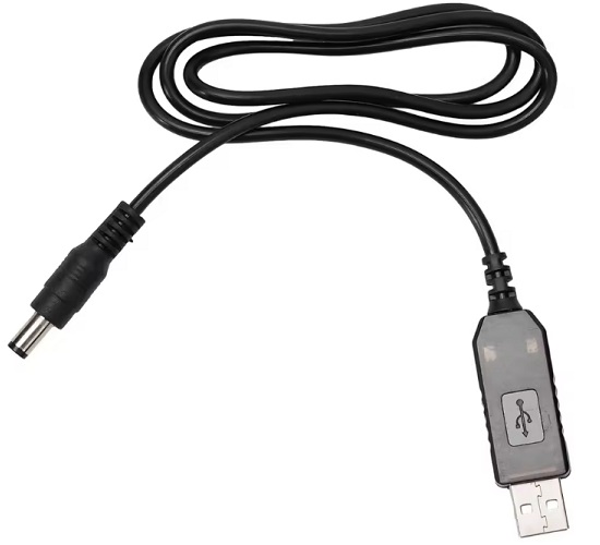 Cable de carga de batería de litio 8.4 V. Con conector DC