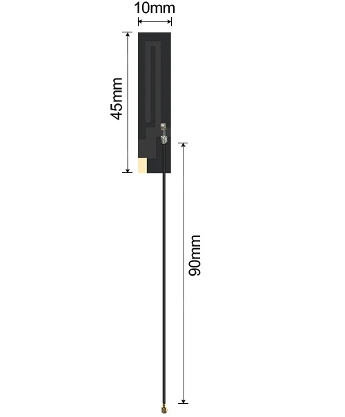 Antena LoRa 915MHz UFL IPX. 3dBi