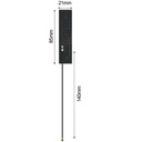 Antena LoRa 915MHz UFL IPX. 4dBi