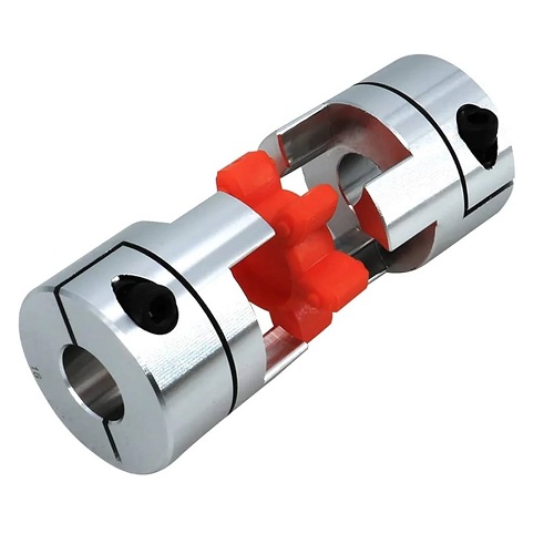 Acople flexible estrella para motor. De 10mm a 12mm