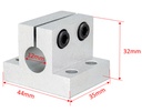 Soporte abrazadera con brida. ZJAM, 12mm