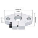 Soporte de eje horizontal SHF10 para varilla lisa de 10mm