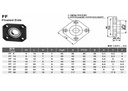 Soportes de rodamientos FK10 + FF10