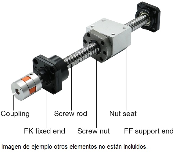 Soportes de rodamientos FK10 + FF10