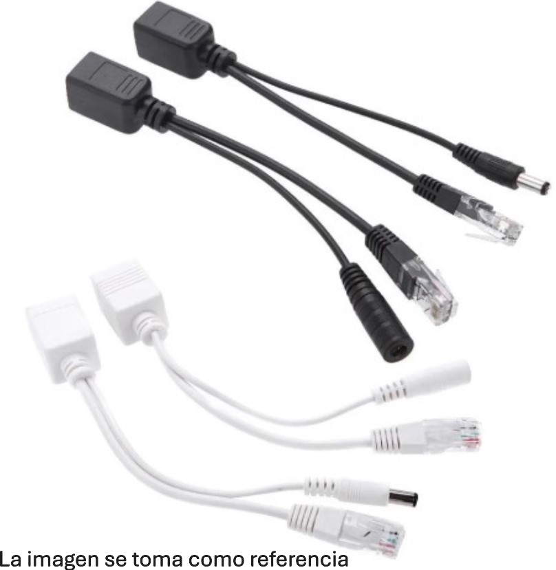 Cable adaptador Ethernet con PoE