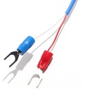 Sensor de temperatura de superficie tipo K. Tipo parche