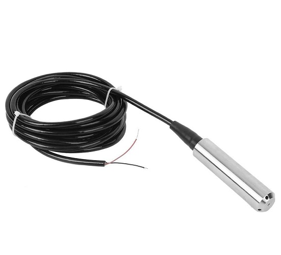 Sensor industrial de nivel de líquido. 0-2m. 24 VDC