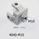 Bloque de conexión de extremo de pie de perfil de aluminio 4040. M10